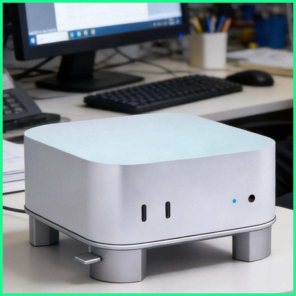 สําหรับ MAC MINI คอมพิวเตอร์ CPU ขาตั้งลื่นคอมพิวเตอร์สนับสนุนวงเล็บ PC CPU ผู้ถือสําหรับวัยรุ่นผู้ใ