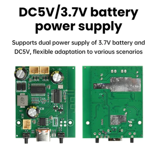 DC5V/3.7V แบตเตอรี่ขับเคลื่อน TWS สเตอริโอ BT เครื่องขยายเสียง 2*10W Dual Channel ปรับโทนและชาร์จได้