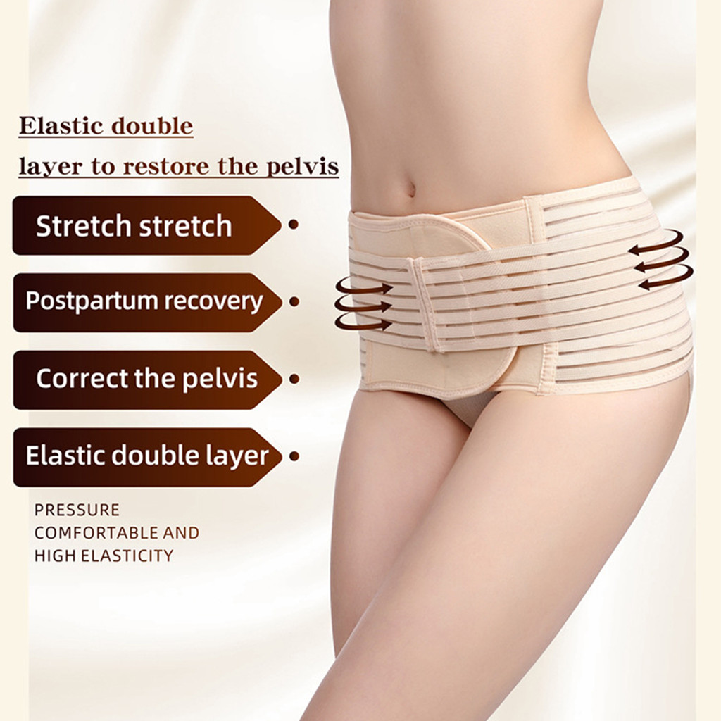 เข็มขัดสะโพก Sacroiliac เข็มขัดพยุงกระดูกเชิงกรานแบบปรับได้ Pelvis Lumbar สําหรับ Sctica Joint Pelvi