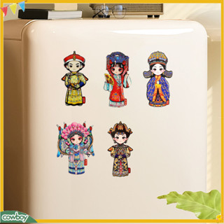 เคที แม่เหล็กสไตล์ตะวันออก ปักกิ่งโอเปร่าไม้ตู้เย็นแม่เหล็กส…