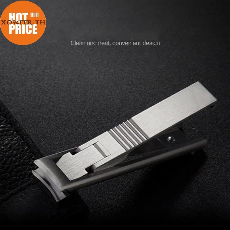 XOITR 1PC แบบพกพา Ultra-thin พับเล็บ Clipper สแตนเลส Hand Toe เล็บ Clipper เครื่องตัด Trimmer Professional เล็บเครื่องมือ TH ราคา ถูกที่สุด ดีลบีเคเค แกลเลอรีภาพที่ 2