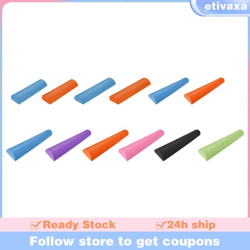 [Etivaxa] Eva Half Foam Roller Foam Half Roller Massage, Light Half Brunder Foam Roller Half Roller 