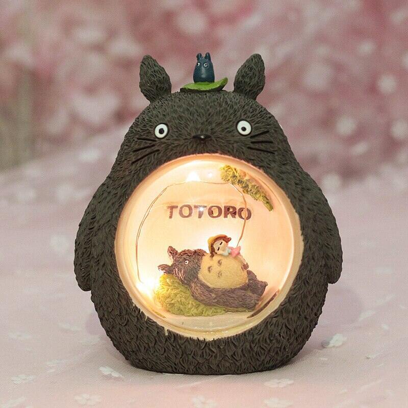 14ซม.Tanariไม่มีTotoroเพื่อนบ้านของฉันTotoro light Action Figureของเล่นตุ๊กตาของขวัญคริสต์มาสพร้อมกล