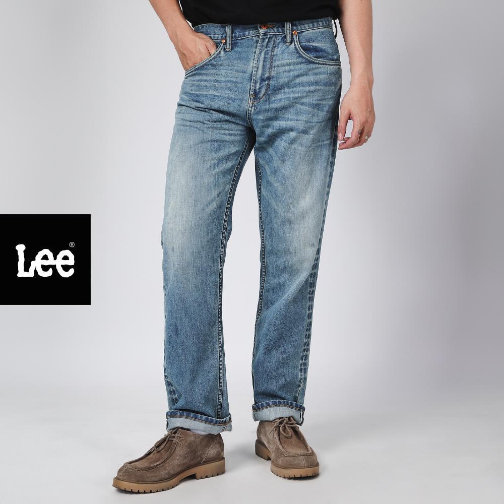 LEE กางเกงยีนส์ผู้ชาย คอลเลคชั่น 101 เอวกลาง ทรงตรง ทรง Dean รุ่น LE F425MDEAN25 สียีนส์อ่อน