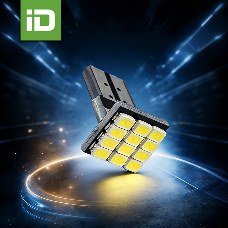 CARiD 6 สีให้เลือก หลอดไฟหรี่LED T10 12 ชิป ไฟแผนที่ไฟหรี่ 12SMD ไฟหรี่ไฟอ่านหนังสือ ไฟส่องป้ายทะเบี