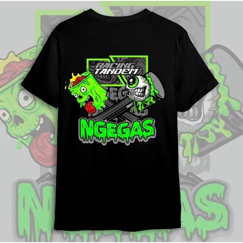 เสื้อยืด Racing Nggas, Tandem Ngas - เสื้อยืด Distro พร้อม Ngas Racing Tandem Ngas - เสื้อยืดผู้ชายแ