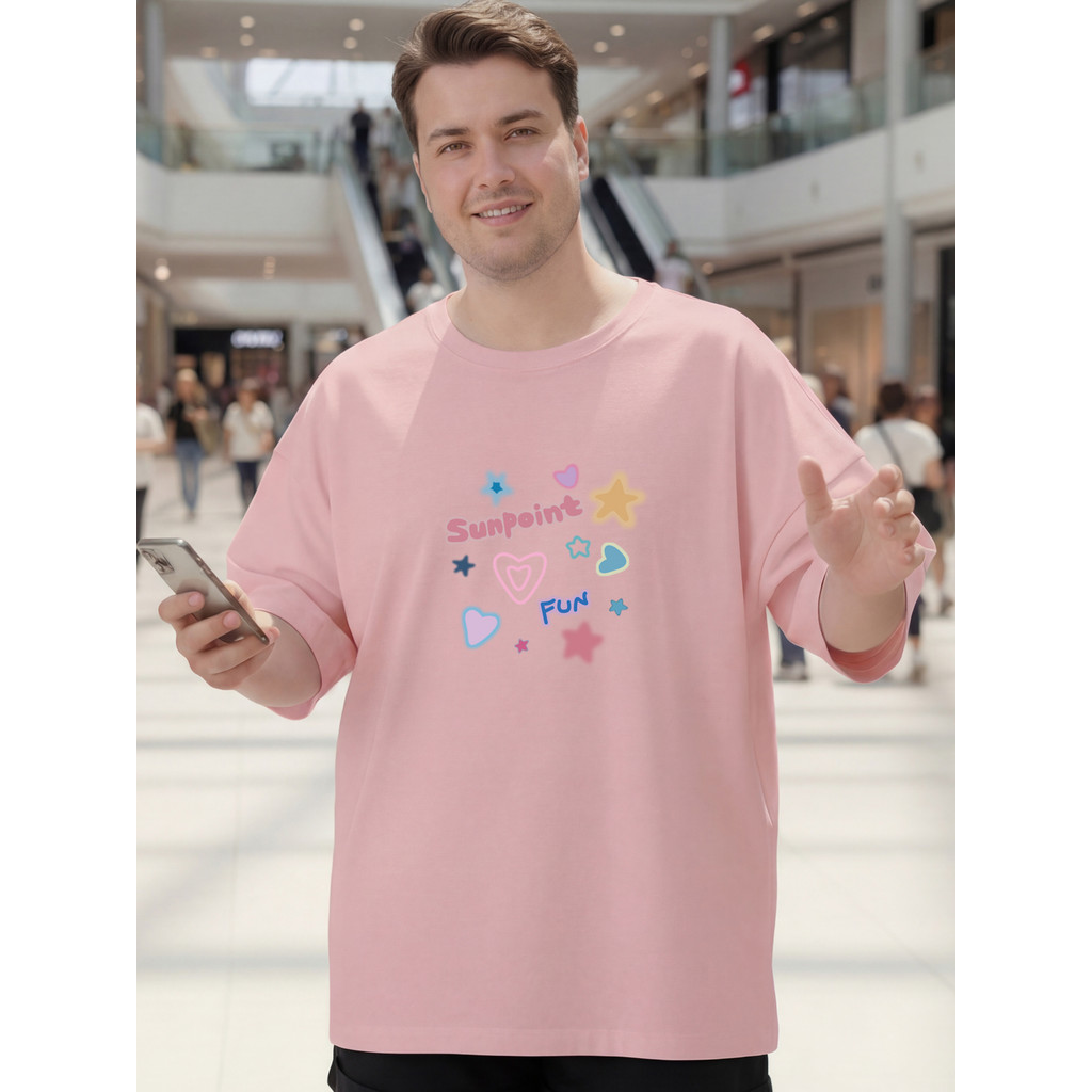 2Y358 [AIYOU] Lelaki Baju T เสื้อผู้ชาย TShirt XL-5XL เสื้อครอปผู้ชายคอกลมสไตล์เกาหลีเสื้อยืดขนาดใหญ