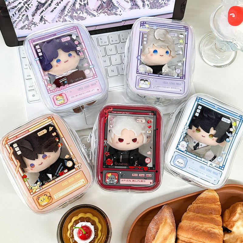 [เฉพาะกระเป๋า]กระเป๋าตุ๊กตา Love and DeepSpace 13cm Transparent Storage Cotton Display - กระเป๋า UTY6