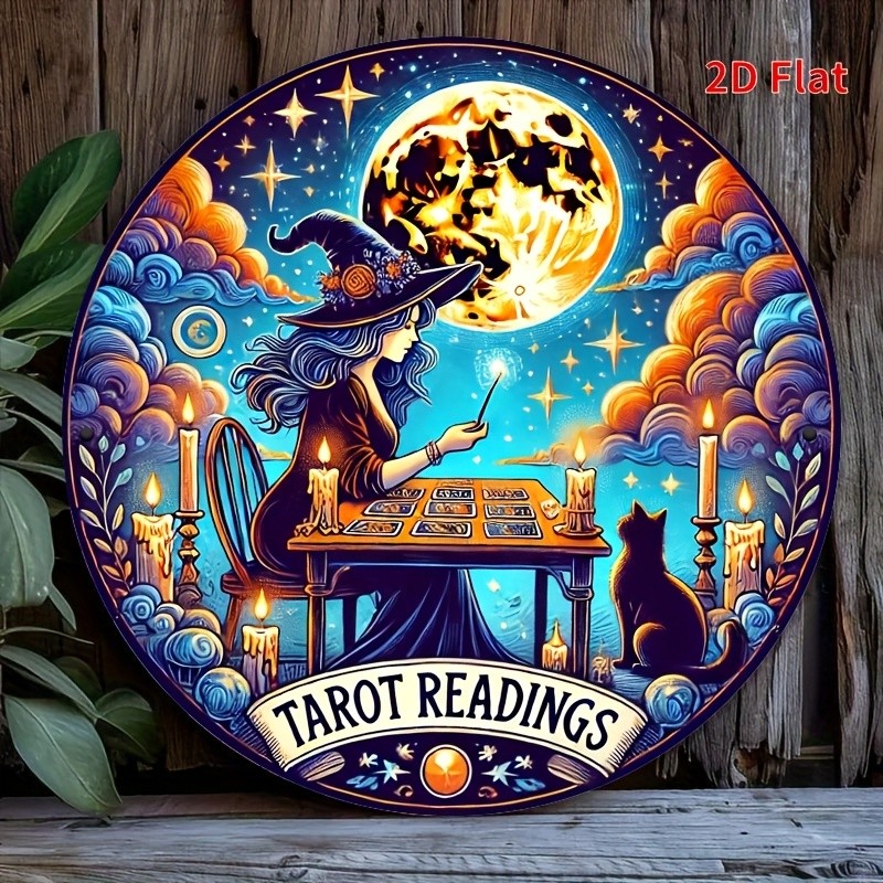 HELLOYOUNG 2D Wall Art Decor สําหรับบ้านในร่มป้ายราศีกลางแจ้งแขวนทนทาน