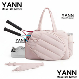 YANN กระเป๋าเทนนิส ความจุขนาดใหญ่ ถือได้ 2 ไม้เทนนิส ออกแบบส…