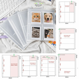 STARYSWAY 10PCS Kpop Photocard Binder แผ่น, DIY โปร่งใส A4 K…