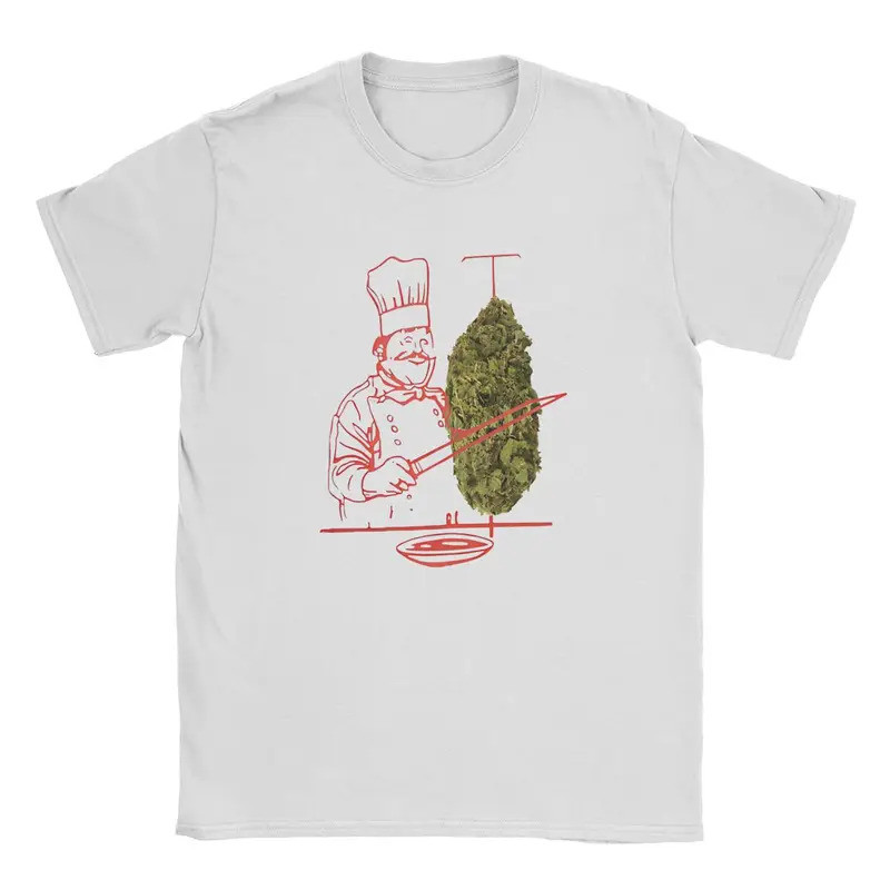 เสื้อยืด Doner Kebab Weed สำหรับผู้ชาย ผ้าฝ้าย 100% เสื้อยืดคอกลมสุดเท่ ลาย weed 420 blaze blaze it เสื้อแขนสั้น ไซส์ 4X