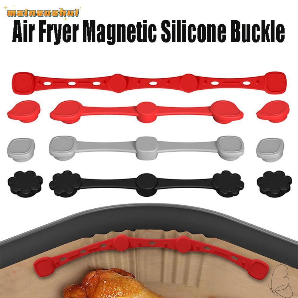 MAINAUSHUI Air Fryer Magnetic Silicone Buckle,Reusable Non-Scratch Design Air Fryer MagnetsสําหรับPa