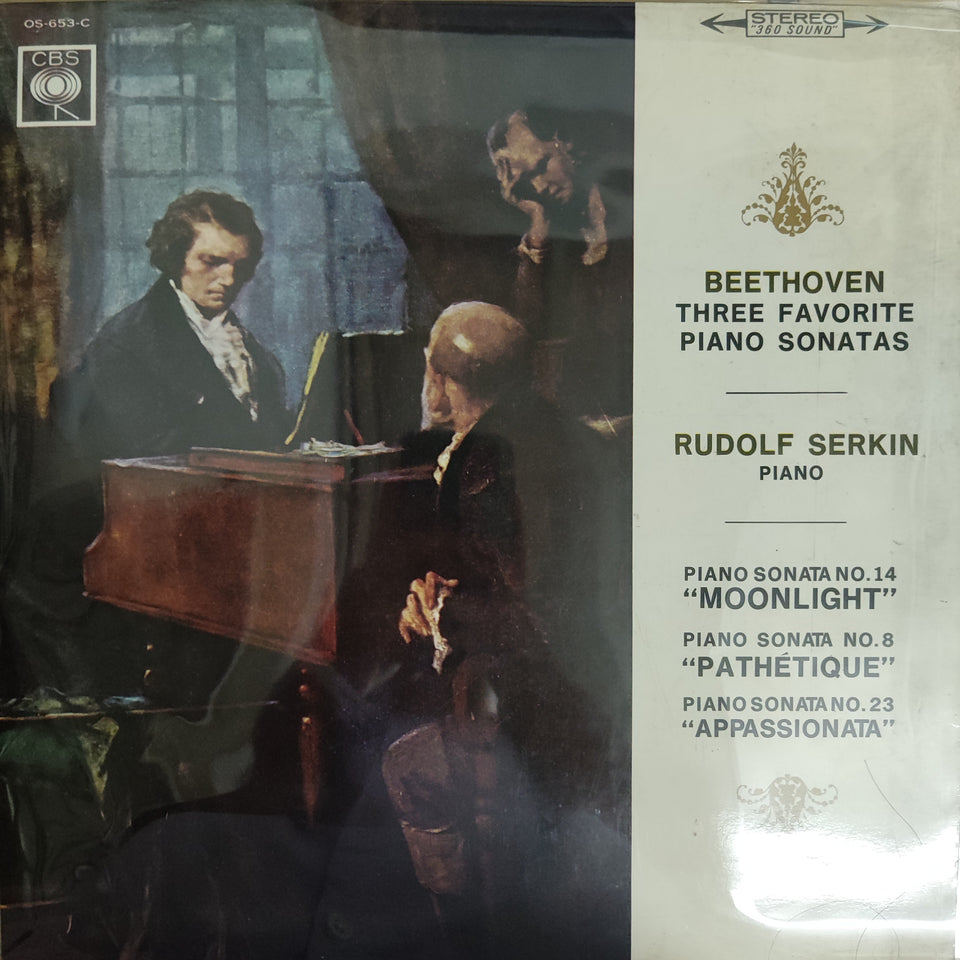 แผ่นเสียง Beethoven - Three Favorite Piano Sonatas Rudolf Serkin Piano (Vinyl) (VG+)