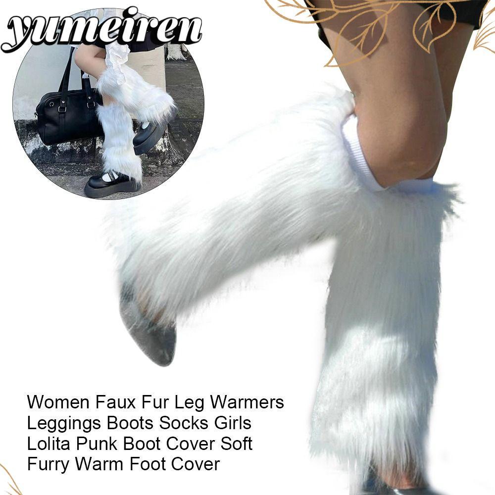 ถุงเท้าบูต femur สูงถึงเข่าสำหรับผู้หญิง นุ่มและอบอุ่นในฤดูหนาว