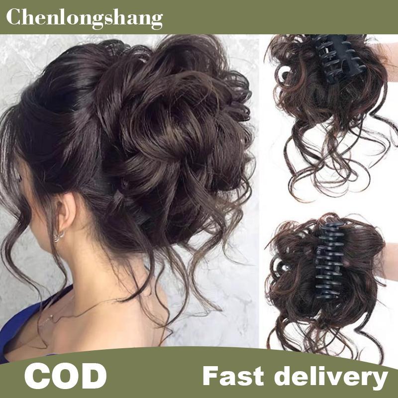 คลิปหนีบผมสังเคราะห์ ทำทรง Bun Chignon และ-curly ได้อย่างยืดหยุ่น เหมาะสำหรับผู้หญิง