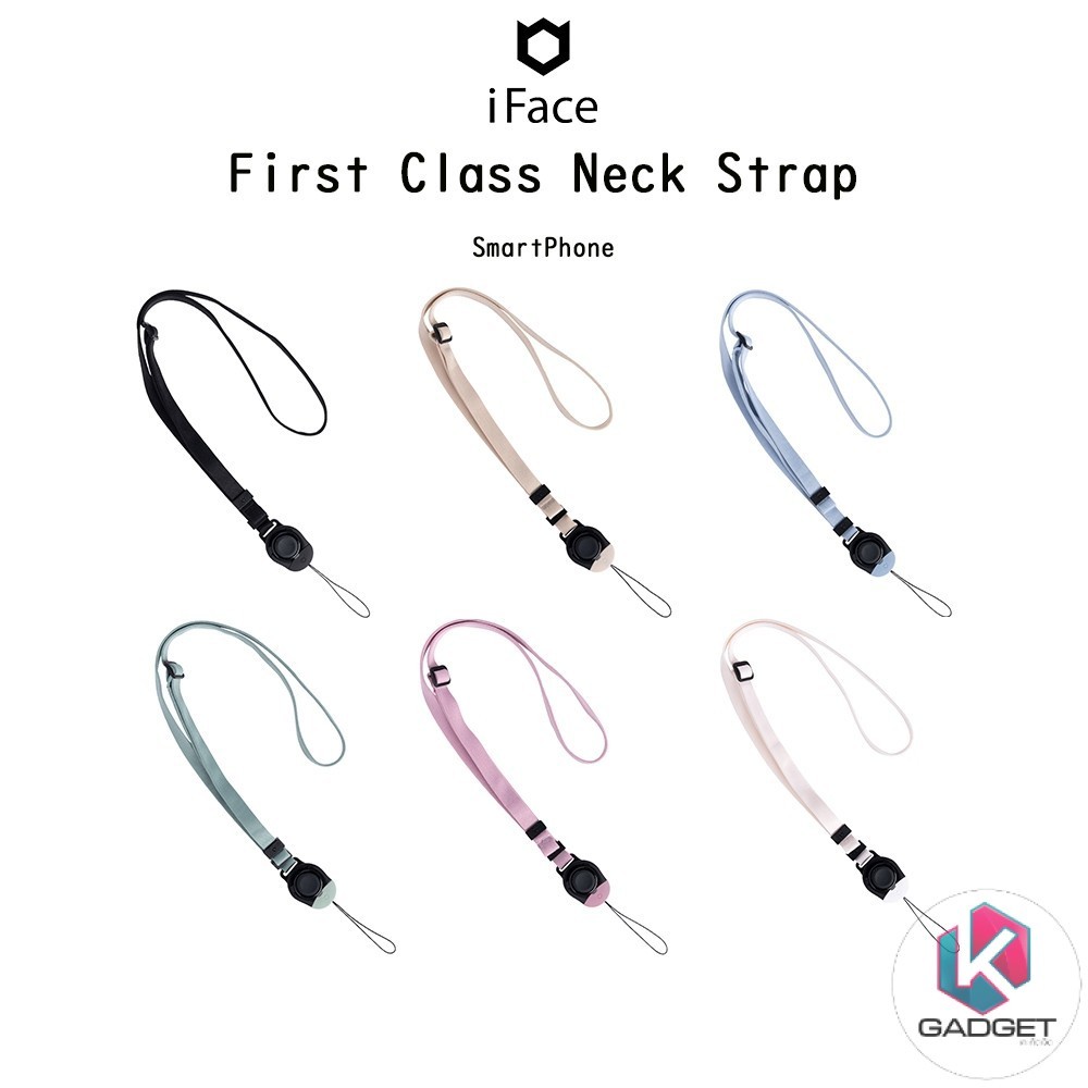 IFACE First Class Neck Strap แหวนคล้องนิ้วพร้อมสายคล้องโทรศัพท์เกรดพรีเมี่ยมจากเกาหลี สำหรับ SmartPh