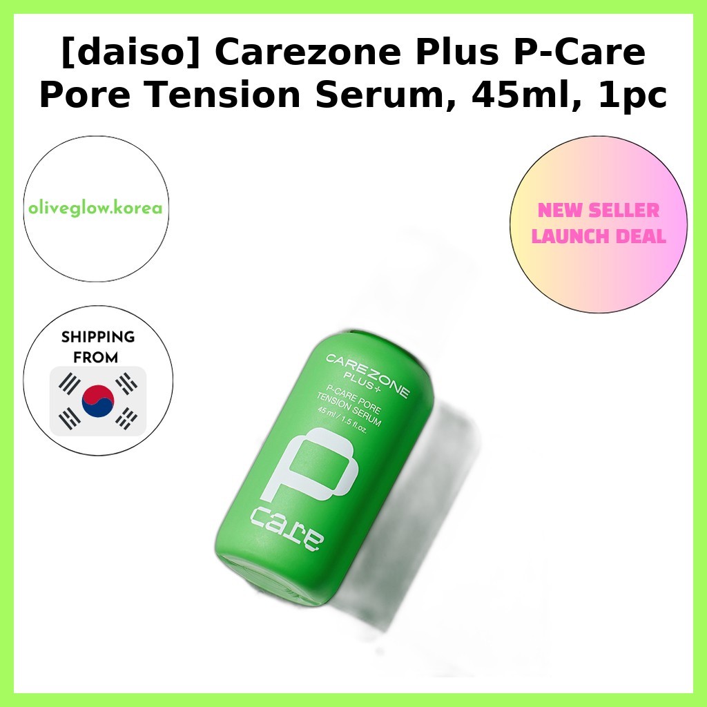 [daiso] Carezone Plus P-Care Pore Tension Serum, 45ml, 1pc / Korean Pore Serum / Refine Skin Texture