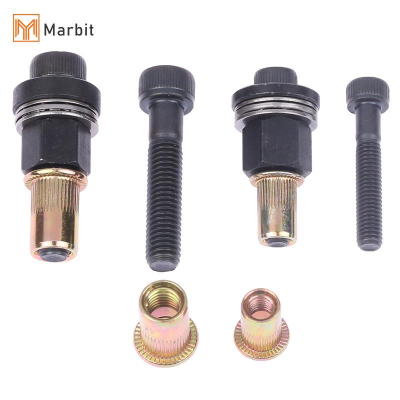 Marbit M6 M8 Rivet Nut s คู่มือ Riveter คอลัมน์สแตนเลสหกเหลี่ยมถั่ว AM6SS AM8SS DIY เจาะ Rivet ด้านน