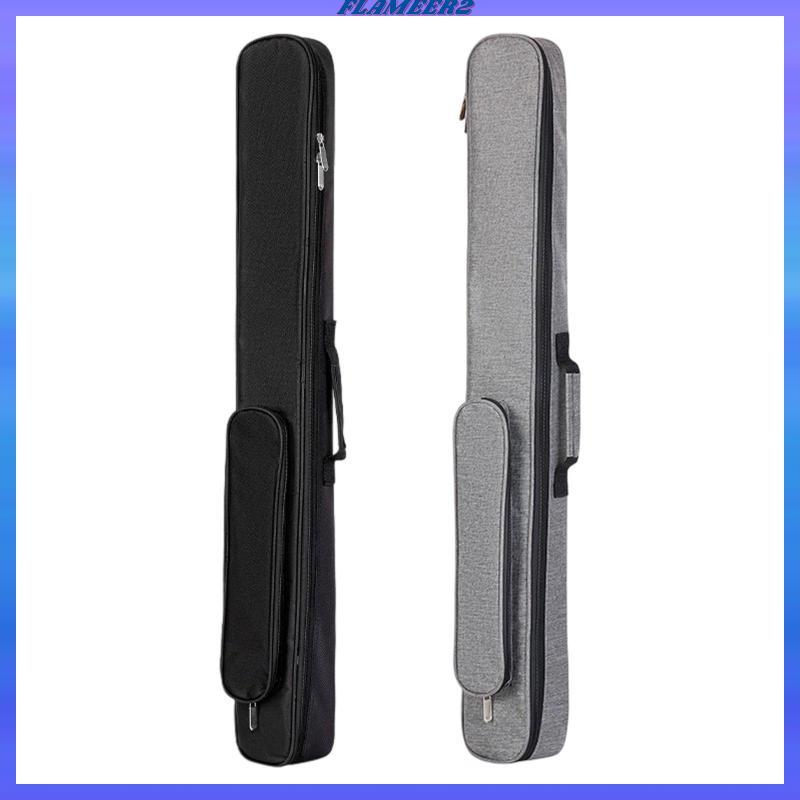 [Flameer2] 2x2 Pool Cue Case 4 Slots with Handle Organizer กระเป๋าป้องกันบิลเลียด Cue Holder for Clu