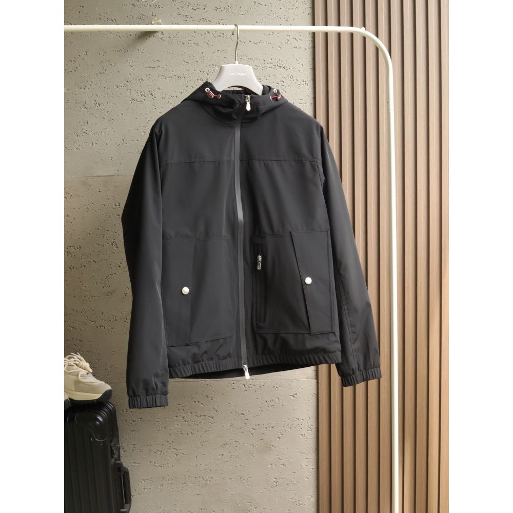 2NHL Italy BC Simple and versatile men's hooded lightweight cotton jacket2025New autumn and winter s