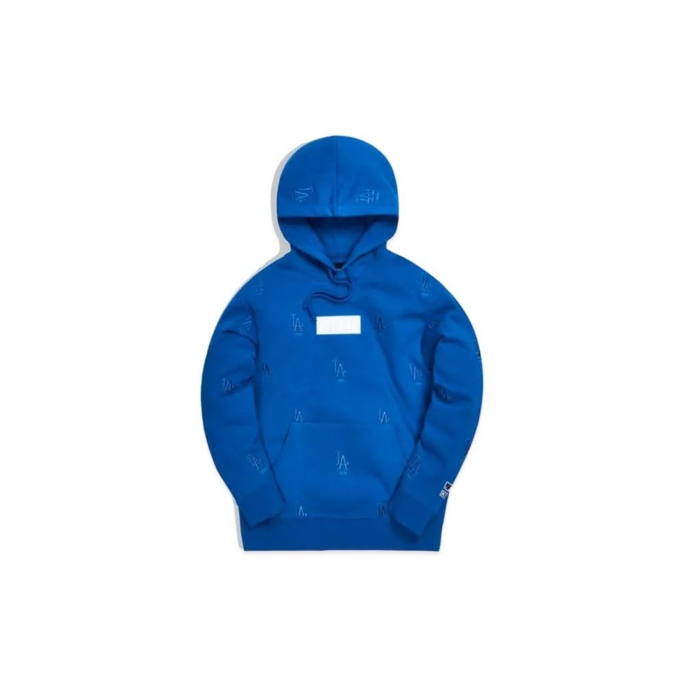 Kith x Major League Baseball Los Angeles Dodgers Monogram Hoodie Blue Unused