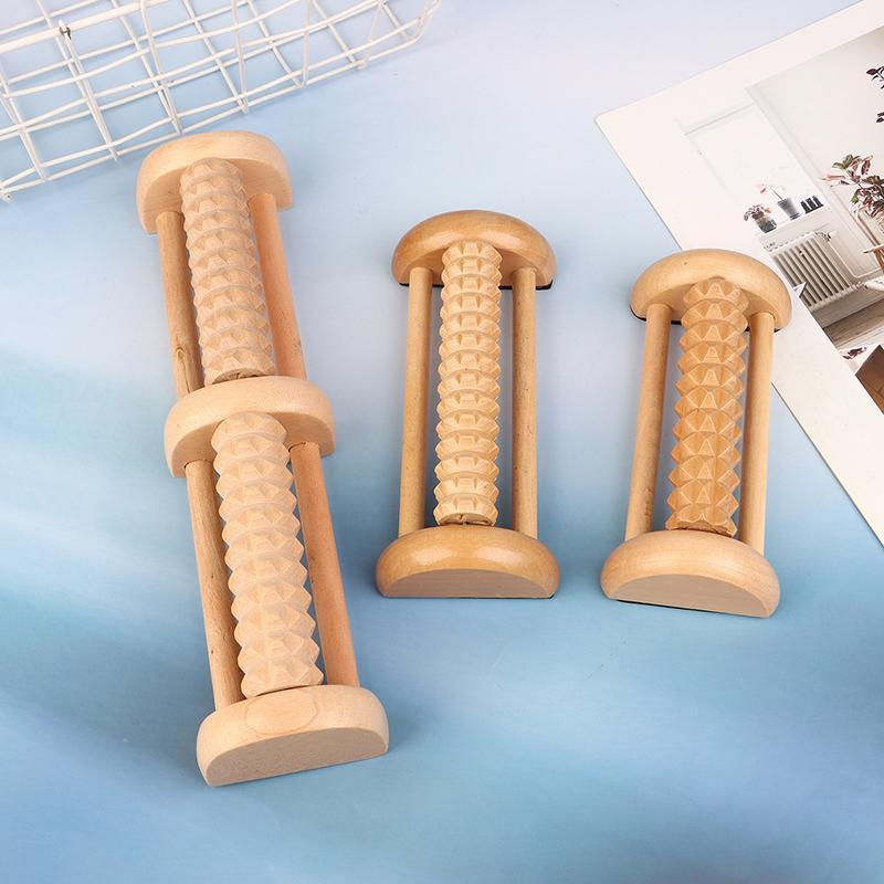 Newwellknownepic Foot Sole Massager บรรเทา Plantar Fasciitis ไม้ลูกกลิ้งประเภทไม้เนื้อแข็งนวดเท้าและ