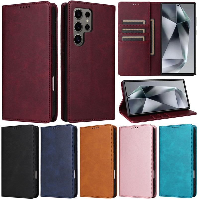 Case For Samsung Galaxy S26Ultra S25Ultra S25Fe S26 Ultra S26Plus S26 A07 5G / A17 5G / A57 5G / A37 เคสฝาพับหนัง Xundu