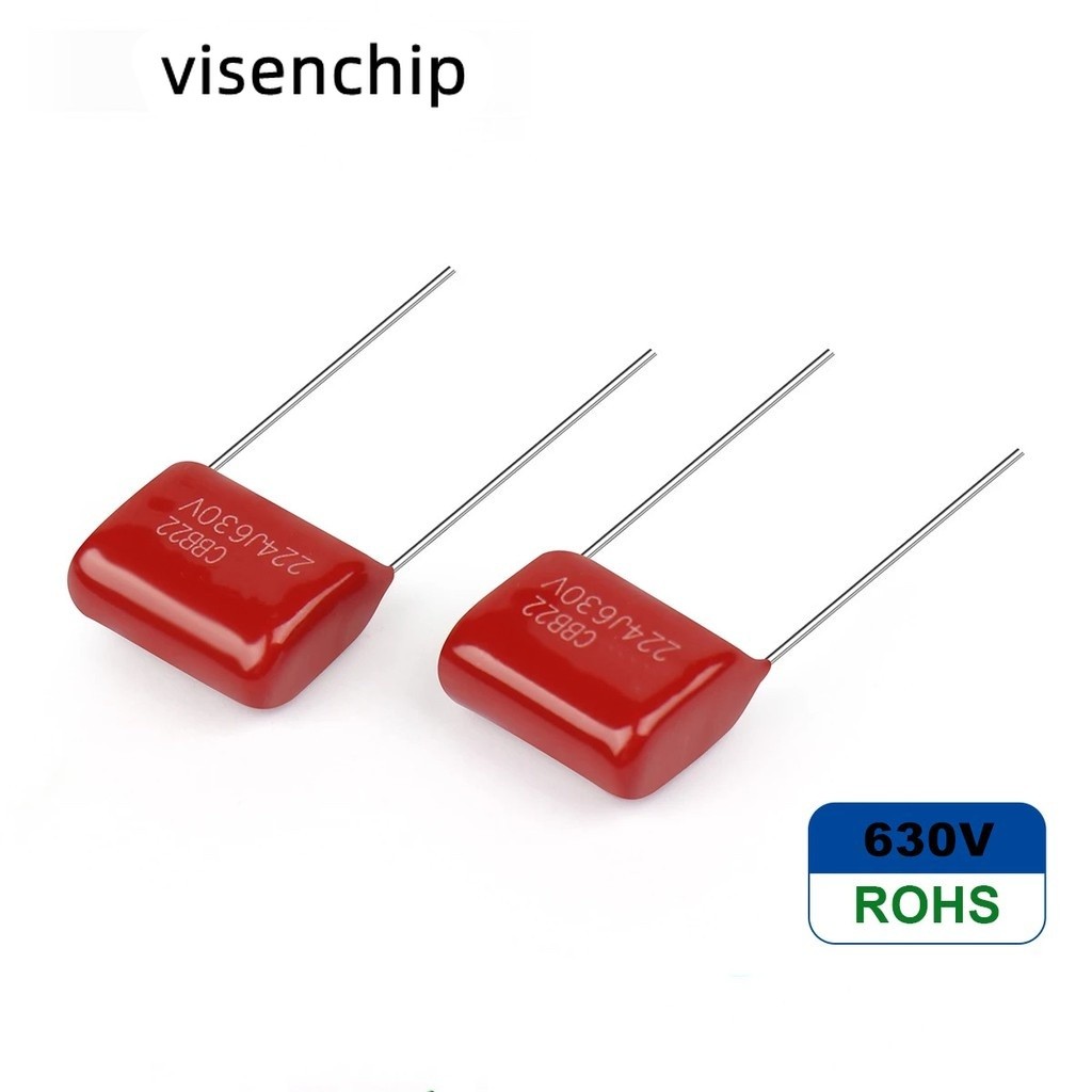 10PCS CBB22 Metallized Polypropylene Film Capacitor 630V 20MM 155J 474J 564J 684J