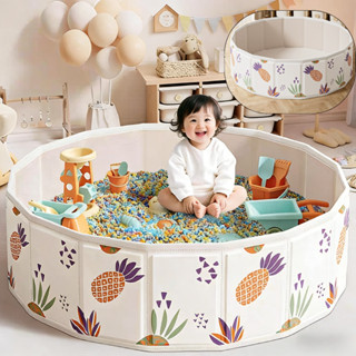 🔥พับเก็บได้ กัดเล่นได้ ปลอดสารพิษ🔥 บ่อบอล บ่อทราย ไม่ต้องเป่…