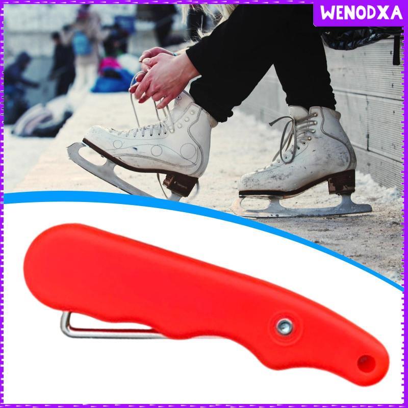 [Wenodxa] Ice Skate Lace Firminger Ergonomic Handle Shoe Lace Puller เครื่องมือบํารุงรักษาสําหรับสเก