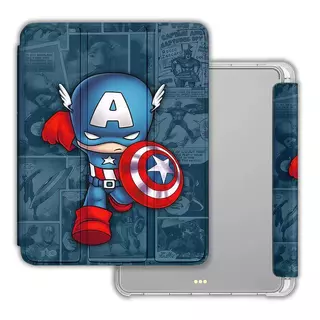 เคสสำหรับ ไอแพด โหมดสามพับ for ipad gen10 gen11 Air5 air4 Air6 Air7 Air11 gen9 gen8 gen7 gen6 gen5 Air2 Air3 Mini4 mini5 mini6 mini7 Spider-Man / Iron Man for ipad case เคสไอแพด