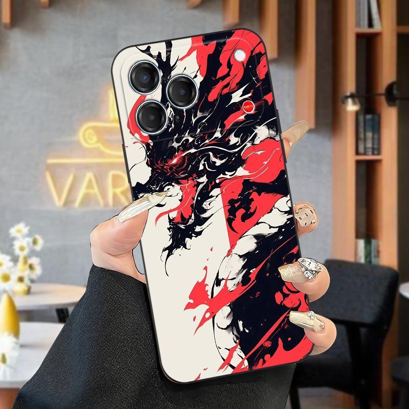 สําหรับ ZTE ใบมีด V80 Pro Nubia V80 Pro V80Pro Matte อินเทรนด์ Cool Dragon เคสโทรศัพท์ ZTE Nubia V80
