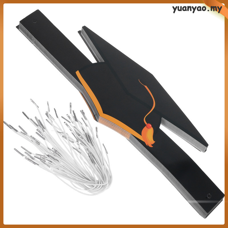 Regalia Graduation Party Adorn หมวกปรับได้จํานวนมากมีหมวกหัตถกรรมสําเร็จการศึกษา Decor yuanyao