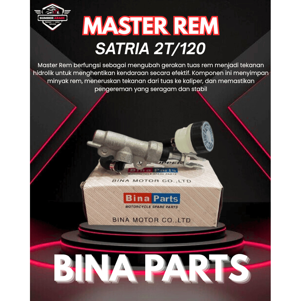 Build Parts Master เบรค Satria 2T/120 (RR)