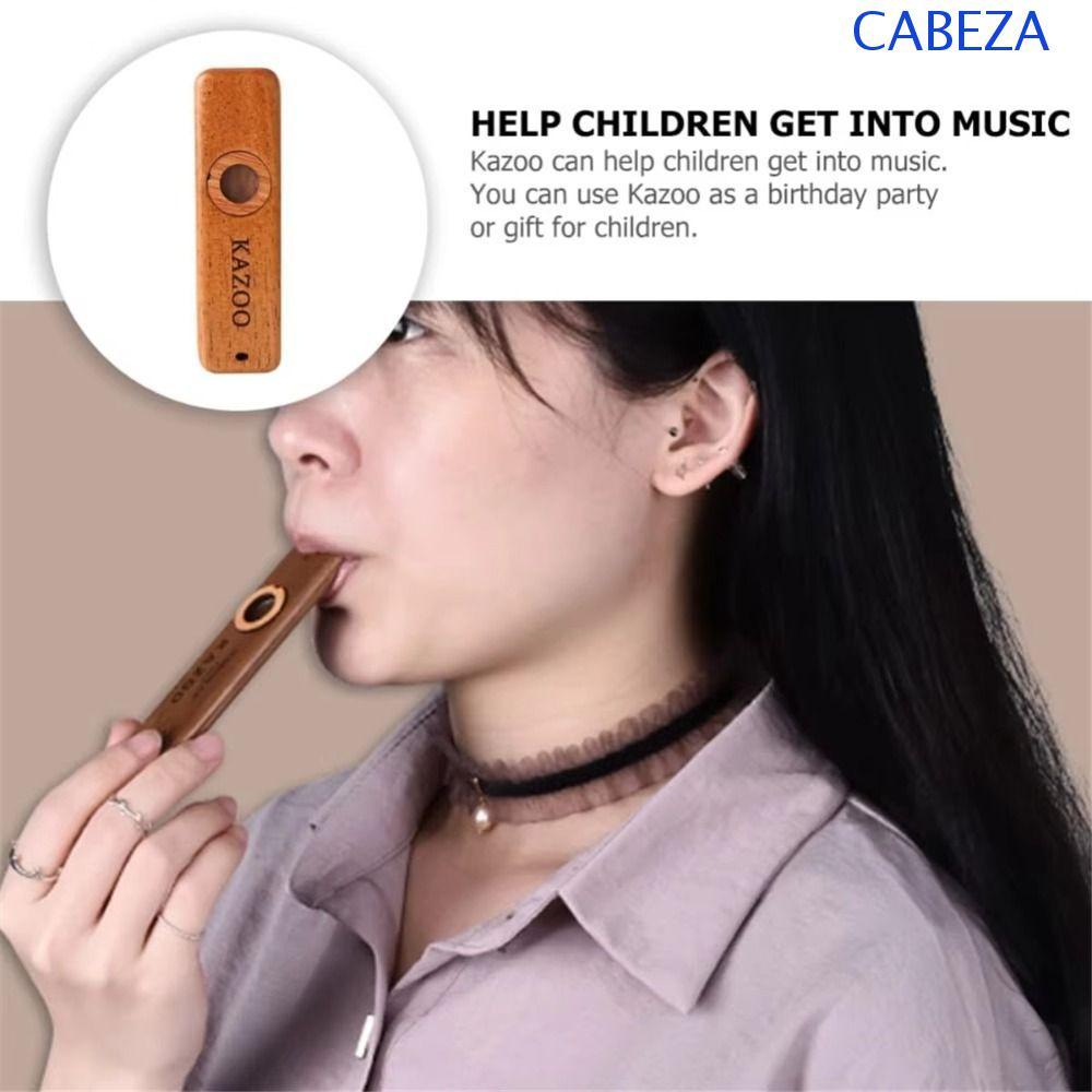CABEZA น้ําหนักเบารองรับ Kazoo, เครื่องมือพร้อมเชือกเส้นเล็กไม้ Kazoo, Professional Performce ไม้ทนท