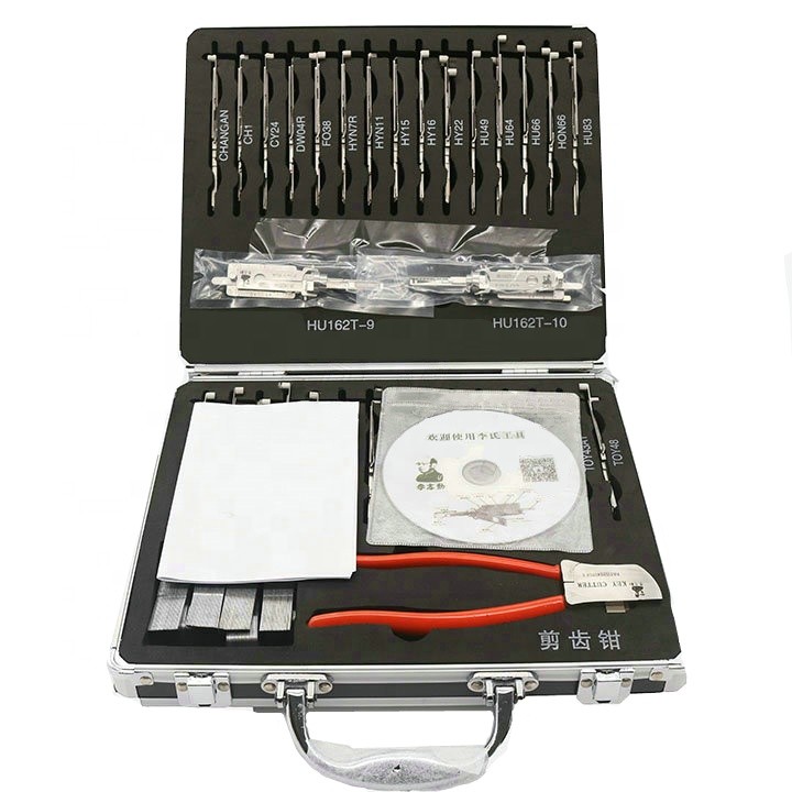 คุณภาพสูง Original Car Locksmith หยิบเครื่องมือ 32 ชิ้น Lishi 2 in 1 ถอดรหัสจุดระเบิด Lishi เครื่องม