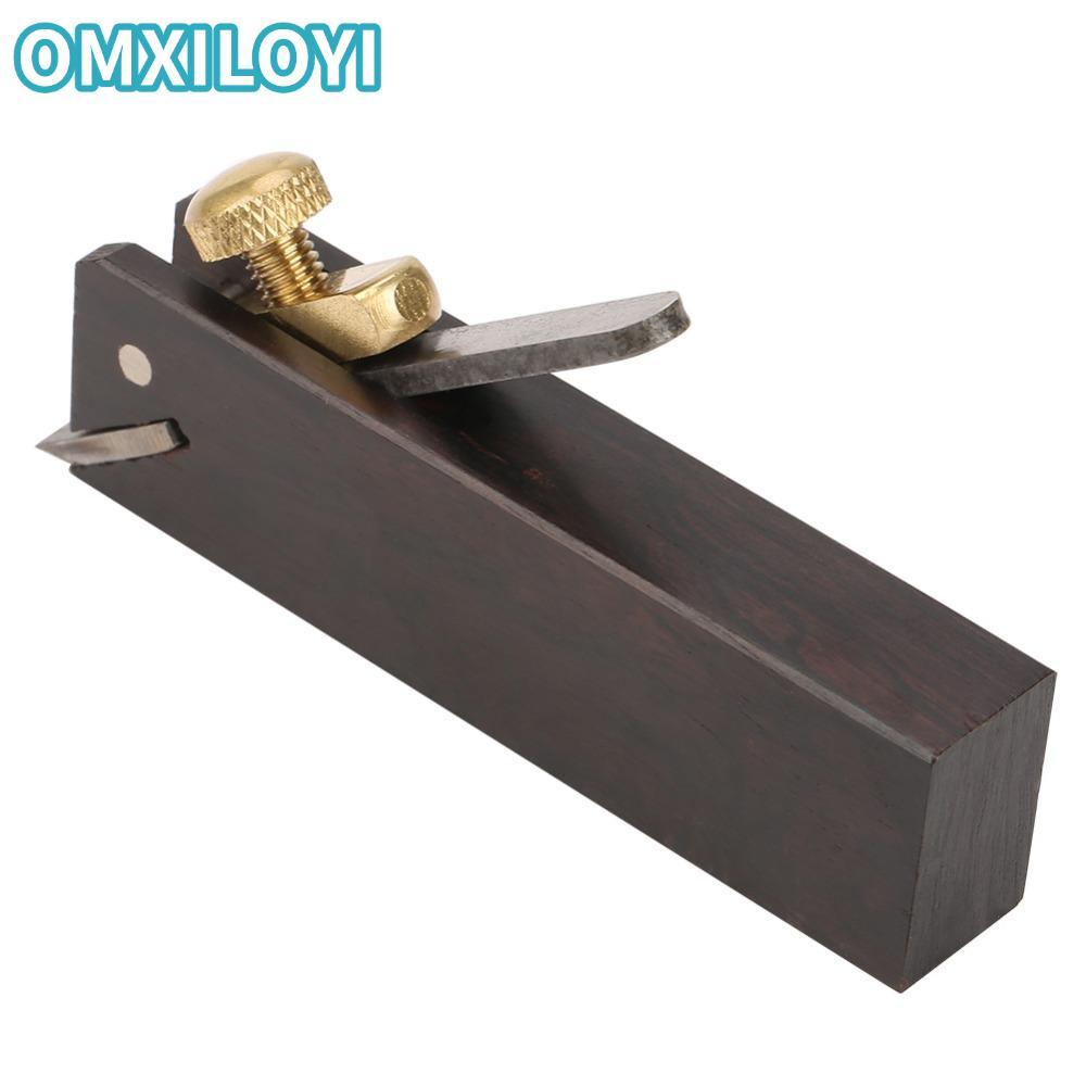 OMXILOYI Mini Wood Planer, ก้นแบน Ebony Ebony Wood Planer, Wooding Planer Hand Tool Mini Size Hand P