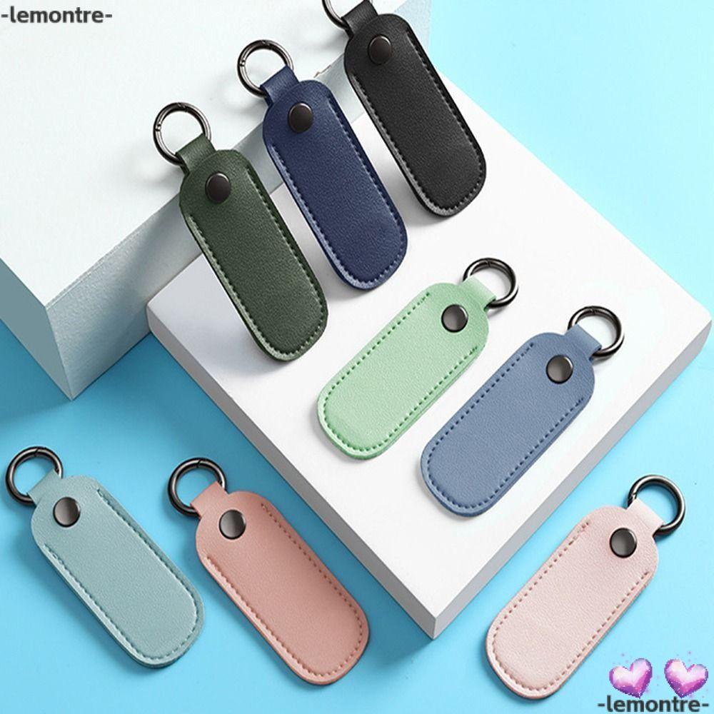 LEMONTRE U Disk Pouch Holder Leather Digital Accessories แฟลชไดรฟ์ USB