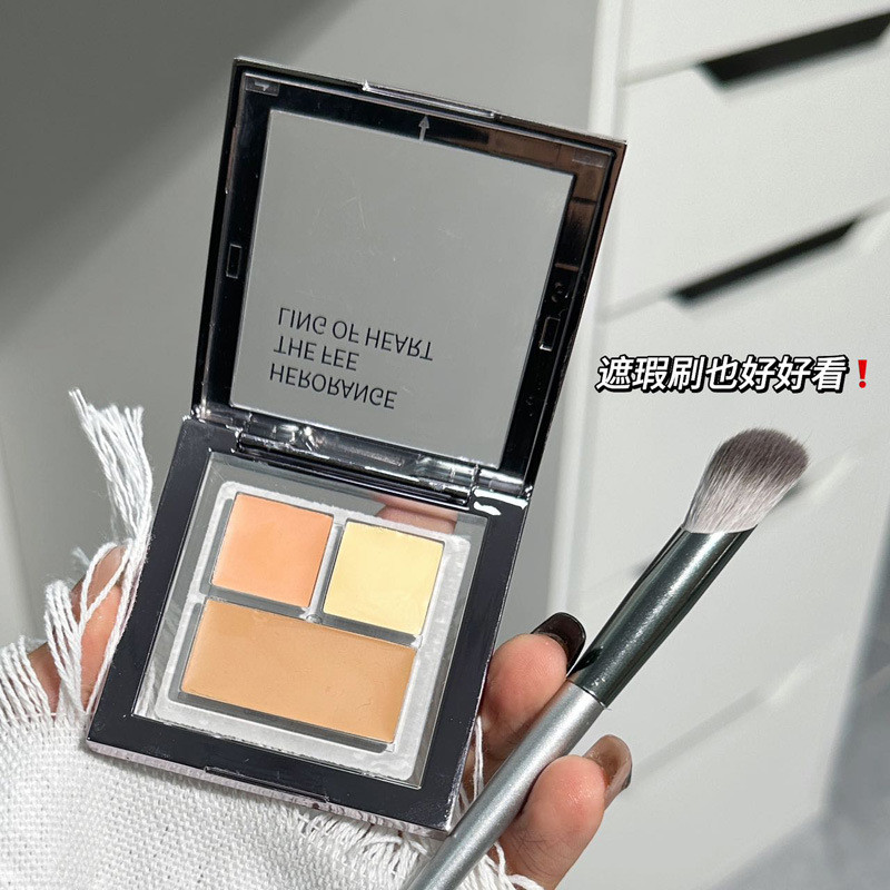 Mark Dark Circles Facial Palette น้ําตาบนใบหน้า Acne herorange คอนซีลเลอร์ Tricolor Groove คอนซีลเลอ