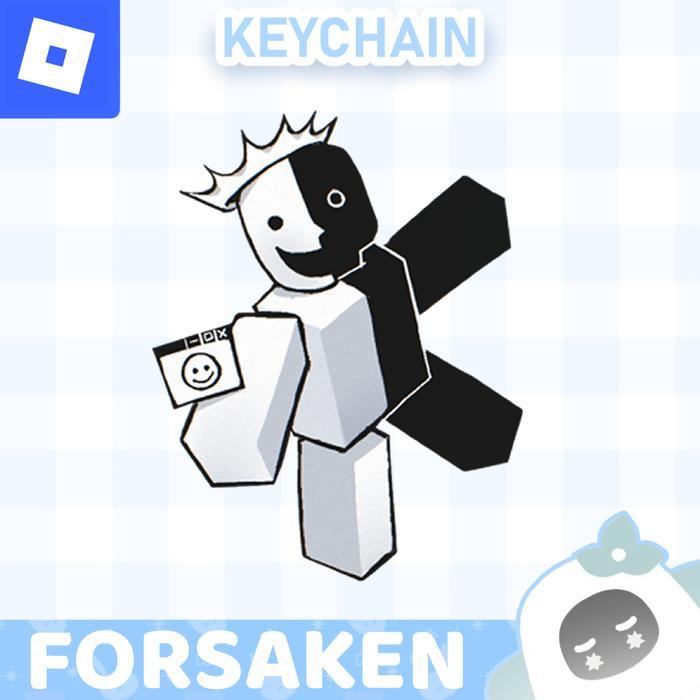 Ganci / Gantungan Kunci Akrilk ROBLOX FORSAKEN NOLI YAAI & 007N7 IDIOT - 1