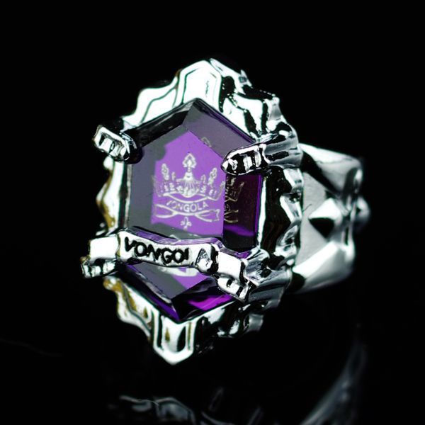 New Product#Anime Katekyo Hitman Reborn! Ring Necklace, Pregiore Simon Mare's Hell Ring VER Peripher