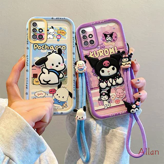 เคส samsung a51 4G / A71 4G / M40s กรณี TPU 2026 ใหม่ Kawaii ซิลิโคนนุ่มคลุมทั้งหมดกันกระแทก, Lanyard Anti-Loss เคสโทรศัพท์ BSJGS