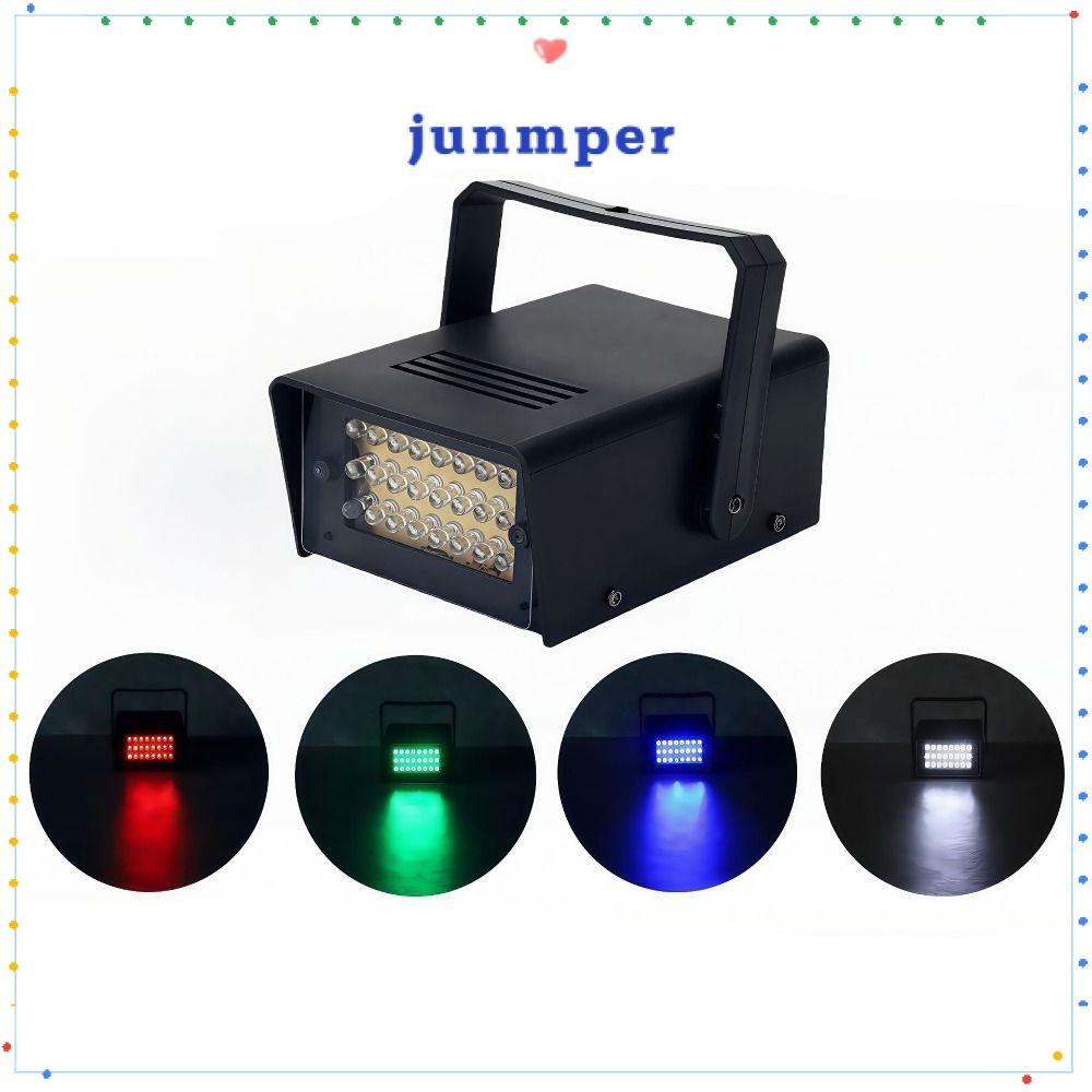 JUNMPER LED Strobe Light, 24LED Super Bright Strobe Party ไฟ, Professional ปรับแฟลชเวที Light Party