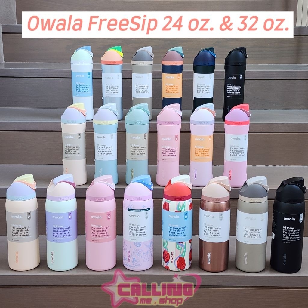 [พร้อมส่งในไทย] Owala Freesip 24 และ 32oz. สี Limited สียอดฮิต ของแท้ 100% นำเข้าจาก