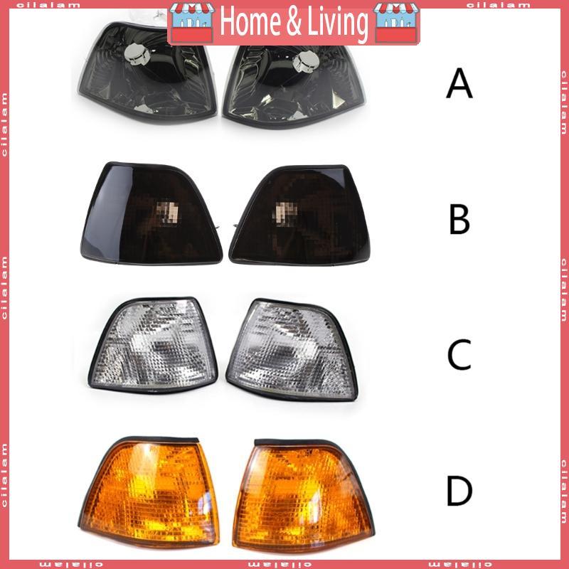 CI ซ้ายขวามุมไฟเลี้ยวไฟมุมพร้อมเลนส์ 4 สีสําหรับ 3 Series E36 4DR 92-98 63138353279 6313835328