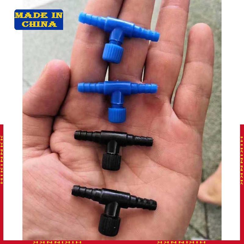 HIK ควบคุมสําหรับวาล์วพลาสติก Aquarium Air Valve Connector Regulator สําหรับปลาสําหรับ T