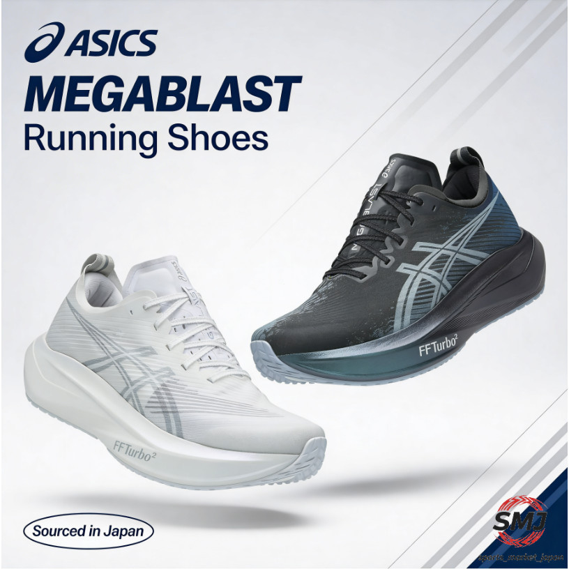 ASICS MEGABLAST รองเท้าวิ่งสำหรับผู้ใหญ่ นำเข้าจากญี่ปุ่น