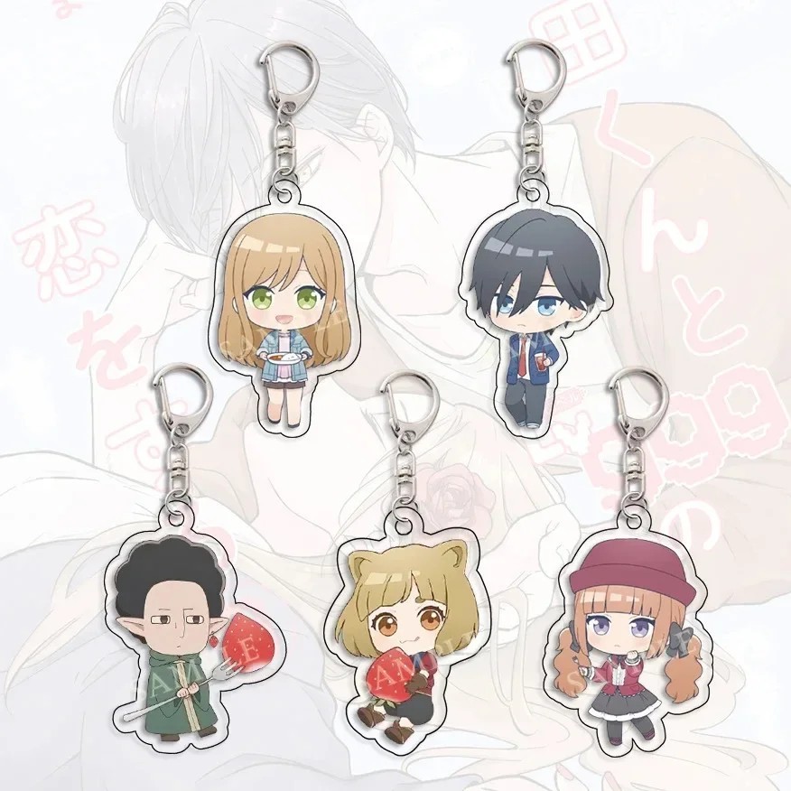 พวงกุญแจอนิเมะ Yamada-kun to Lv999 no Koi wo Suru Acrylic miga chibi รุ่น Akane Yamada สําหรับตกแต่ง