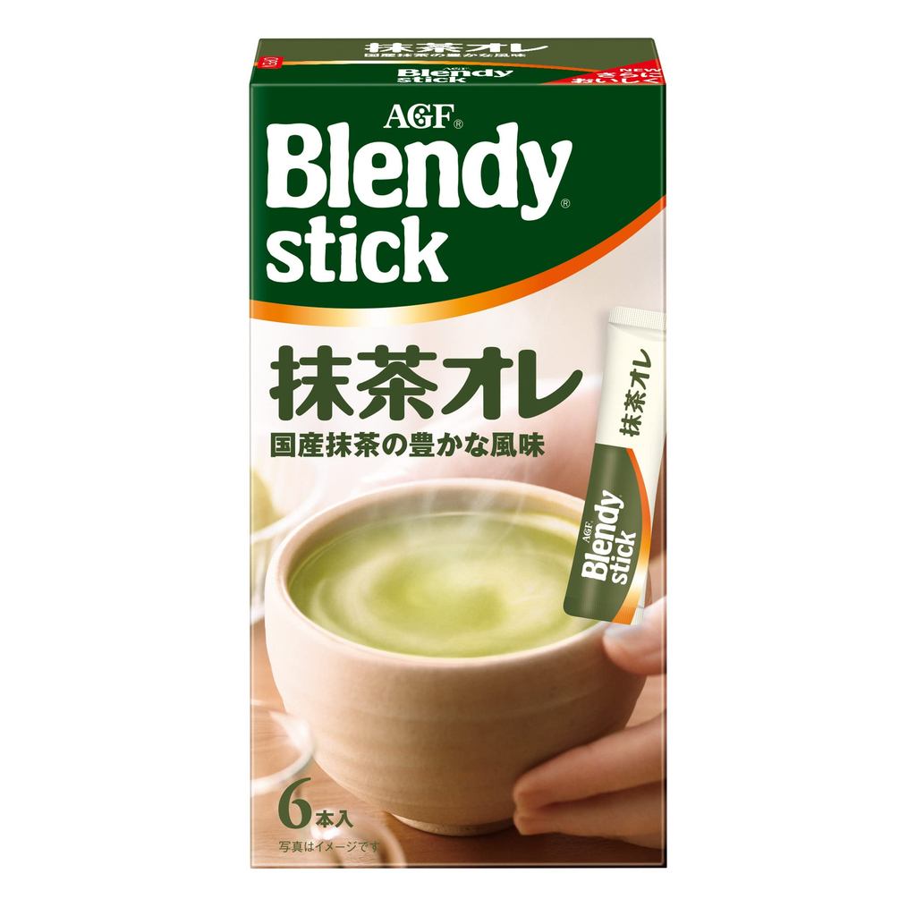 AGF Blendy Stick มัทฉะลาเต้ ขนาด 6 แท่ง